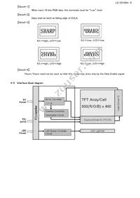 LQ070Y3DG05 Datasheet Page 8