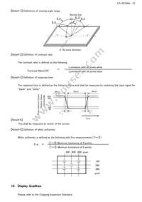 LQ070Y3DG05 Datasheet Page 17