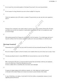 LQ070Y3DG05 Datasheet Page 19