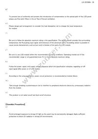 LQ070Y3DG05 Datasheet Page 20