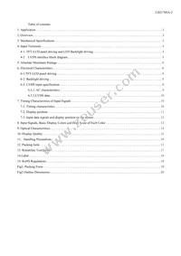 LQ070Y3LG4A Datasheet Page 4