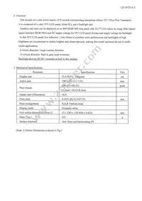 LQ090Y3DG01 Datasheet Page 5