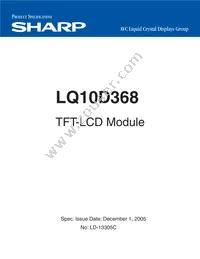 LQ10D368 Datasheet Cover