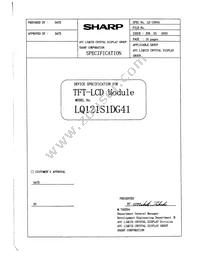 LQ121S1DG41 Datasheet Page 2