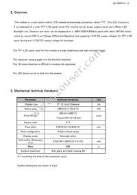LQ121S1LG84 Datasheet Page 5