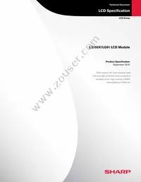 LQ150X1LG91 Datasheet Cover