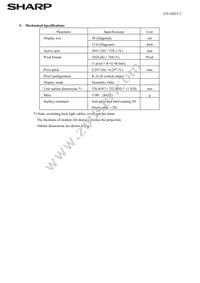 LQ150X1LGN2A Datasheet Page 5