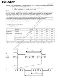 LQ150X1LGN2A Datasheet Page 14