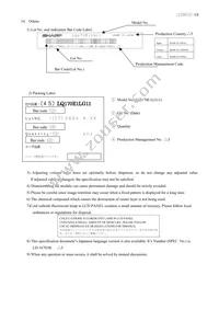 LQ170E1LG11 Datasheet Page 21