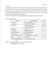 LQ190E1LX51 Datasheet Page 4