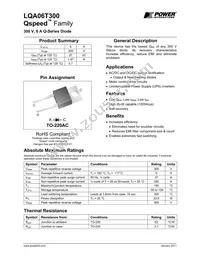 LQA06T300 Datasheet Cover