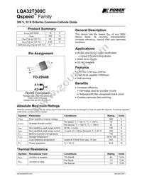 LQA32T300C Datasheet Cover