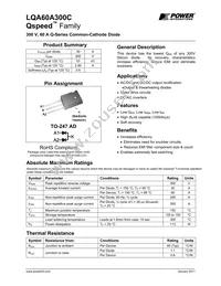 LQA60A300C Datasheet Cover