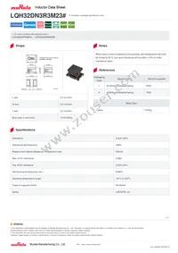 LQH32DN3R3M23L Datasheet Cover