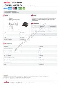 LQH32DN4R7M23L Datasheet Cover