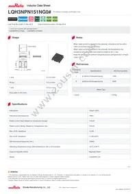 LQH3NPN151NG0L Datasheet Cover