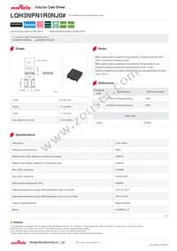 LQH3NPN1R0NJ0L Datasheet Cover