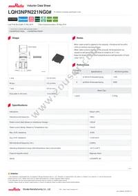 LQH3NPN221NG0L Datasheet Cover