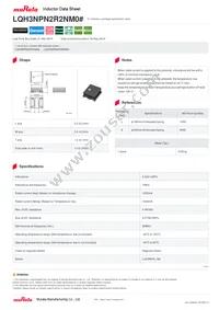 LQH3NPN2R2NM0L Datasheet Cover