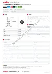 LQH3NPN470MM0L Datasheet Cover