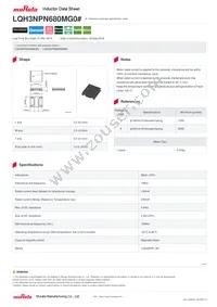 LQH3NPN680MG0L Datasheet Cover