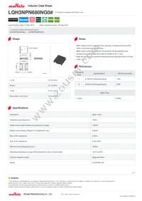 LQH3NPN680NG0L Datasheet Cover