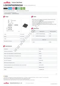 LQH3NPN6R8NG0L Datasheet Cover