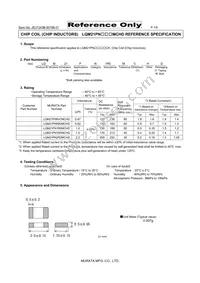 LQM21PN1R0MCHD Datasheet Cover