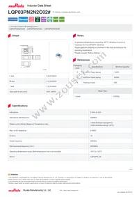 LQP03PN2N2C02D Datasheet Cover