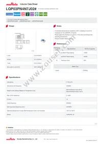 LQP03PN4N7J02D Datasheet Cover