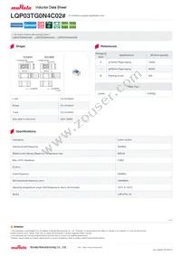 LQP03TG0N4C02D Datasheet Cover