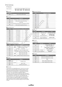 LQW03AW9N1C00D Datasheet Cover