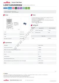 LQW15AN4N9D80D Datasheet Cover