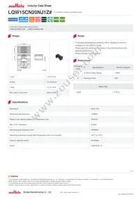 LQW15CN20NJ1ZD Datasheet Cover