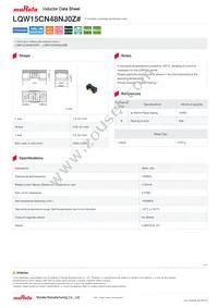 LQW15CN48NJ0ZD Datasheet Cover