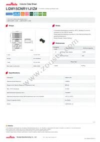 LQW15CNR11J1ZD Datasheet Cover