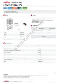 LQW15CNR14J1ZD Datasheet Cover