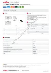 LQW15CNR20J0ZD Datasheet Cover