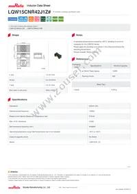 LQW15CNR42J1ZD Datasheet Cover