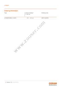 LR B6SP-CBEA-1-G3R3-140-R33-Z Datasheet Page 2