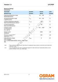 LR CPDP-JTJU-1-0-350-R18-XX Datasheet Page 3
