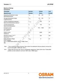 LR CPDP-JTKQ-1-0-350-R18-XX Datasheet Page 3