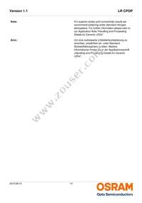 LR CPDP-JTKQ-1-0-350-R18-XX Datasheet Page 14