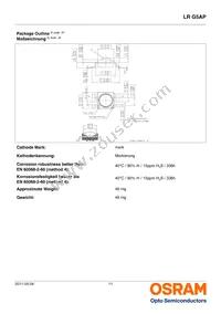 LR G5AP-BZCZ-1-1-100-R18-Z Datasheet Page 11