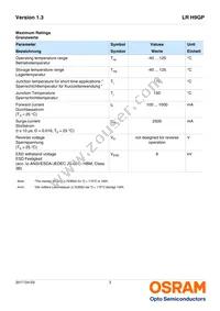 LR H9GP-HZKX-1-1-350-R18-Z Datasheet Page 3