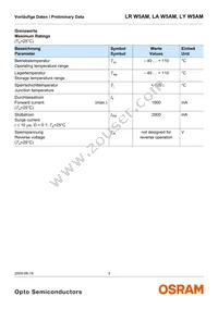 LR W5AM-HZJZ-1-Z Datasheet Page 3