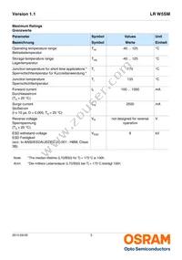 LR W5SM-HZJZ-1-1-400-R18-Z Datasheet Page 3