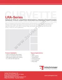 LRA511-CR-1/012V Datasheet Cover