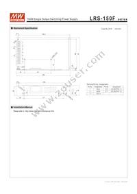 LRS-150F-36 Datasheet Page 4