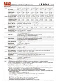 LRS-200-4.2 Datasheet Page 2